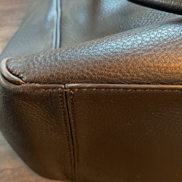 Kate Spade black leather tote bag - Picture 7 of 8